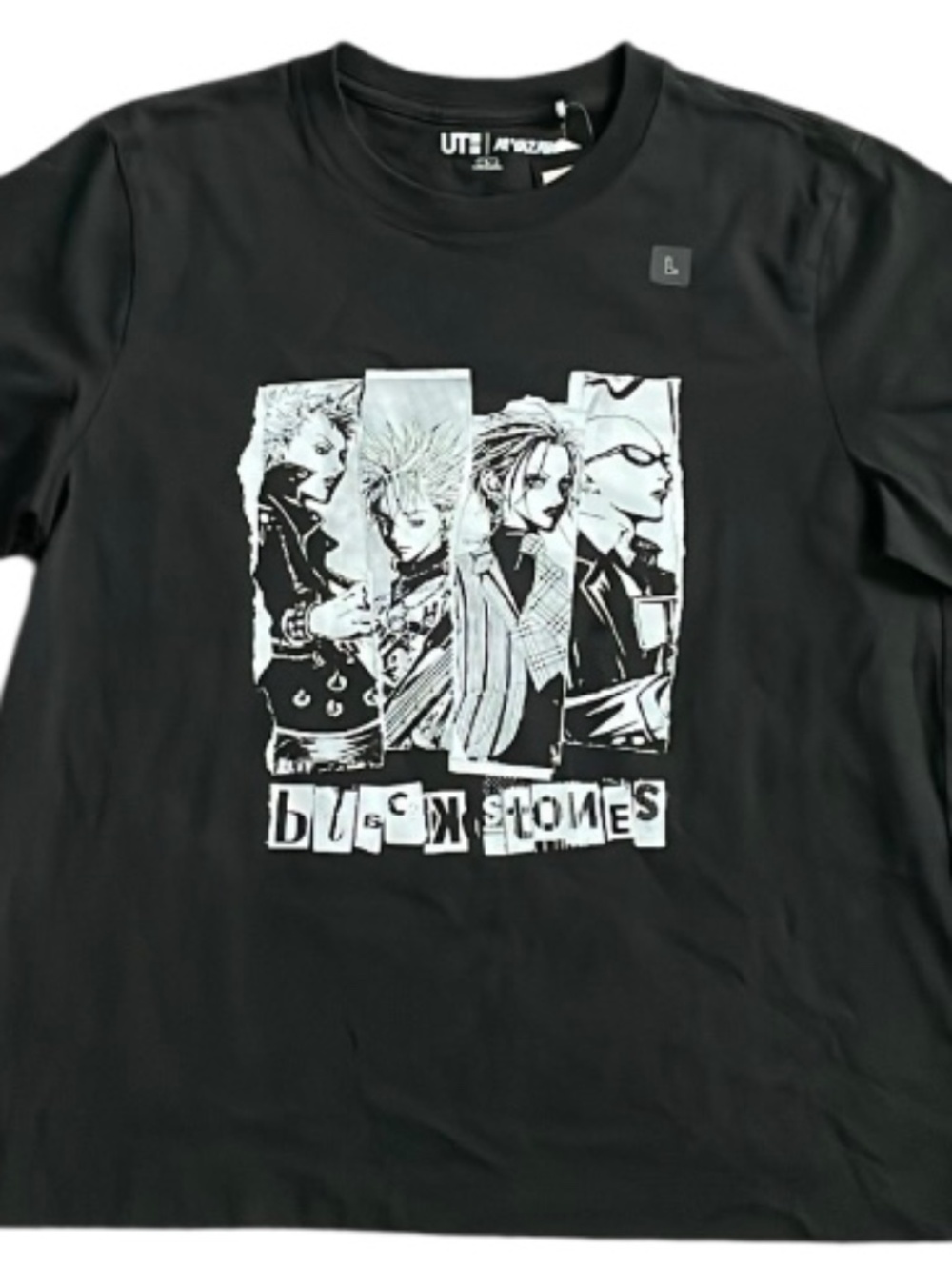 NANA X Uniqlo Blackstones Dark Gray T-shirt Size Large NWT